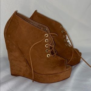 Diane Von Furstenberg peep-toe wedges